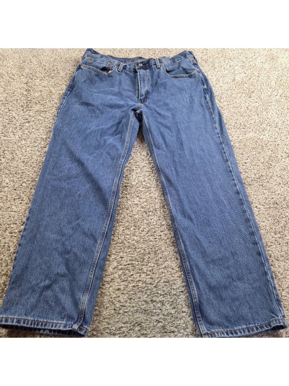 Levis 550 Jeans Mens 38x30 Relaxed Straight Dark Wash Denim